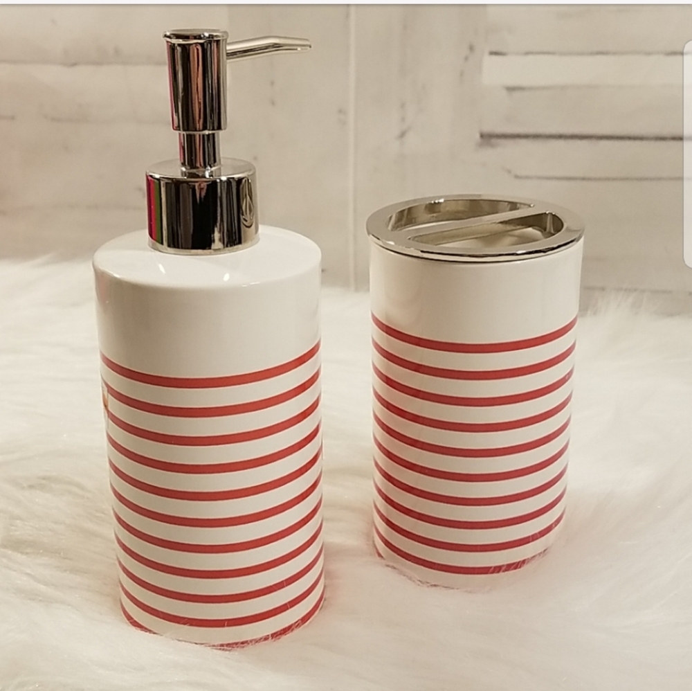 Kate Spade Paintball 2 piece Bathroom Set